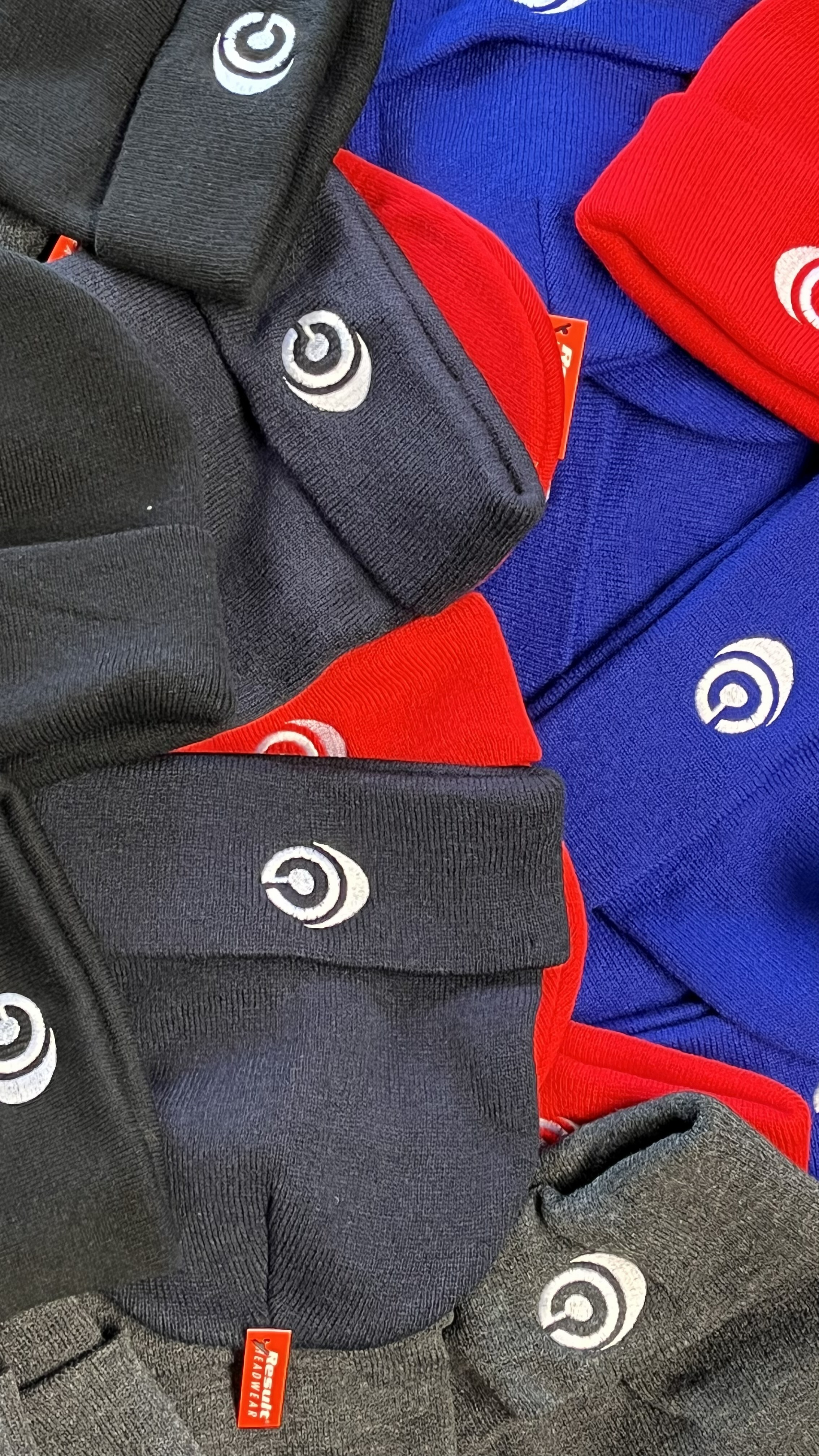 Carr Gomm Dunoon embroidered beanies