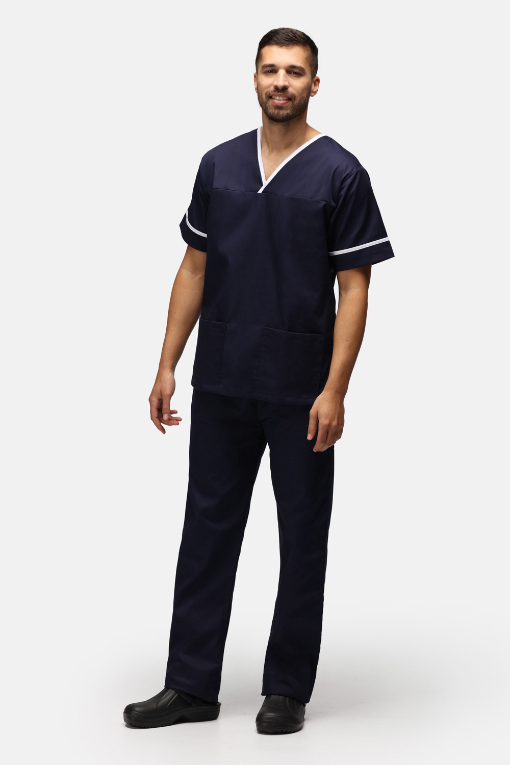 Behrens Unisex Navy Scrub Suit