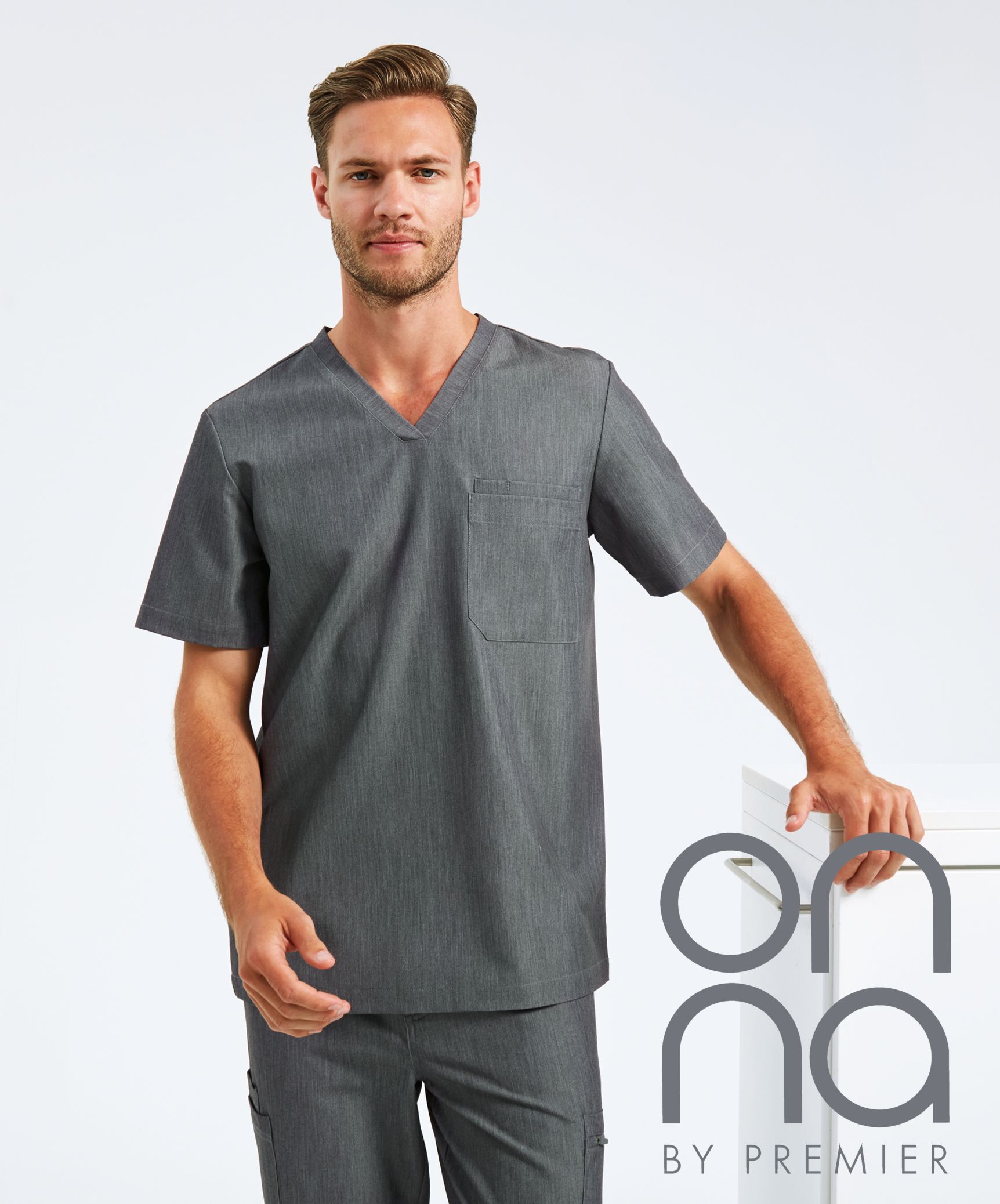 Onna NN200 Men's Limitless Stretch Scrub Top