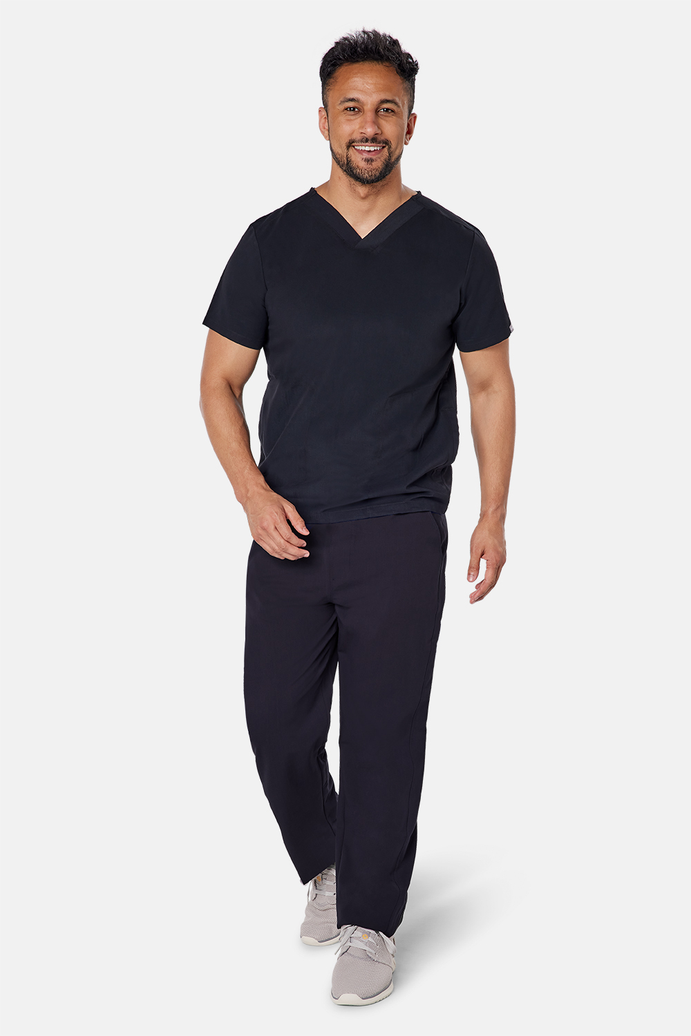 Simki Black Men's Scrub Suit