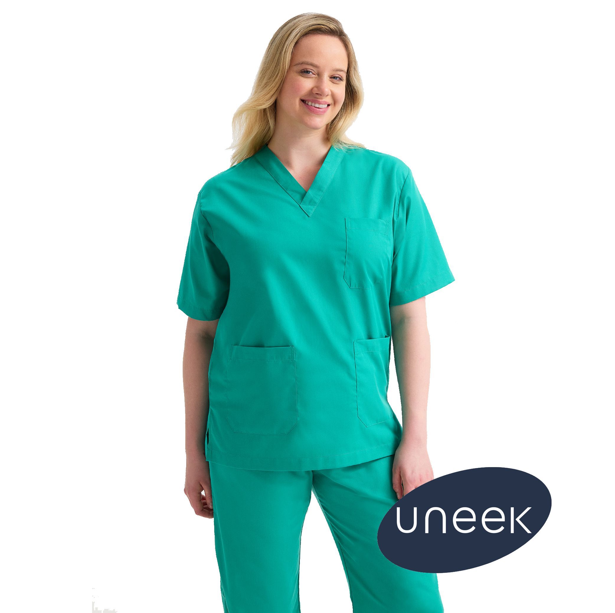 Uneek UC921 V Neck Scrub Top 